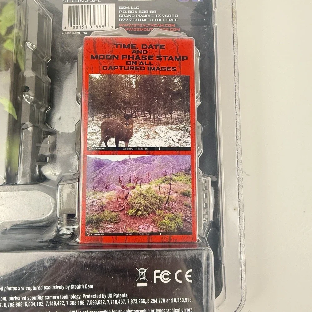 Stealth Cam Kit QS12K 3 Pack Infrared Trail Camera 10.0 MP 50 FT Range Brand NEW